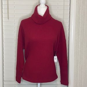 Old Navy Turtle Neck Oversized Waffle Sweater